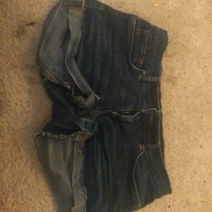 Denim shorts
